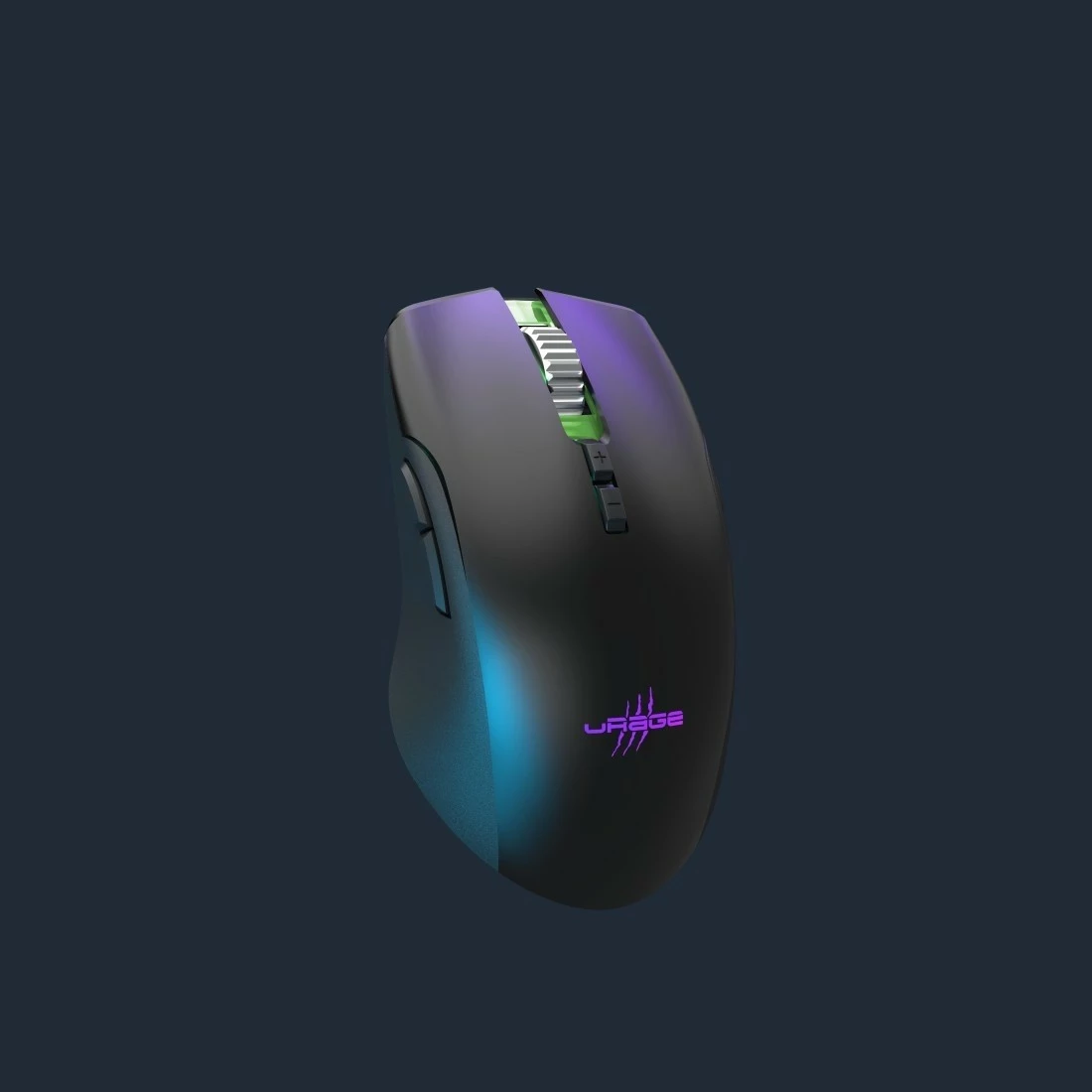 Maus gaming uRage Reaper 510, wireless/me kabllo, 16000 DPI, 9 butona, i zi
