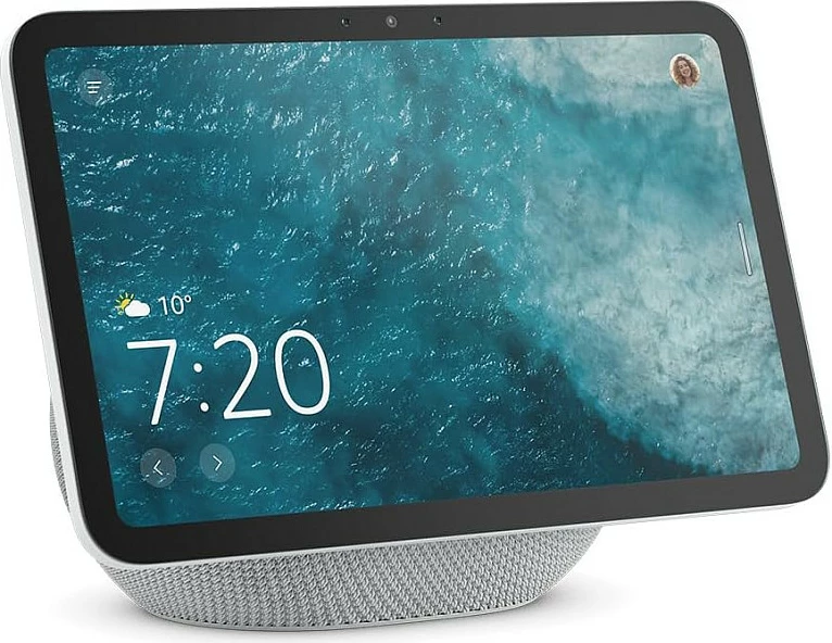 Altoparlant i mençur me ekran Amazon Echo Show 8, 8.7", Alexa, Wi‑Fi 6, Bluetooth, kamerë 13 MP, Glacier White