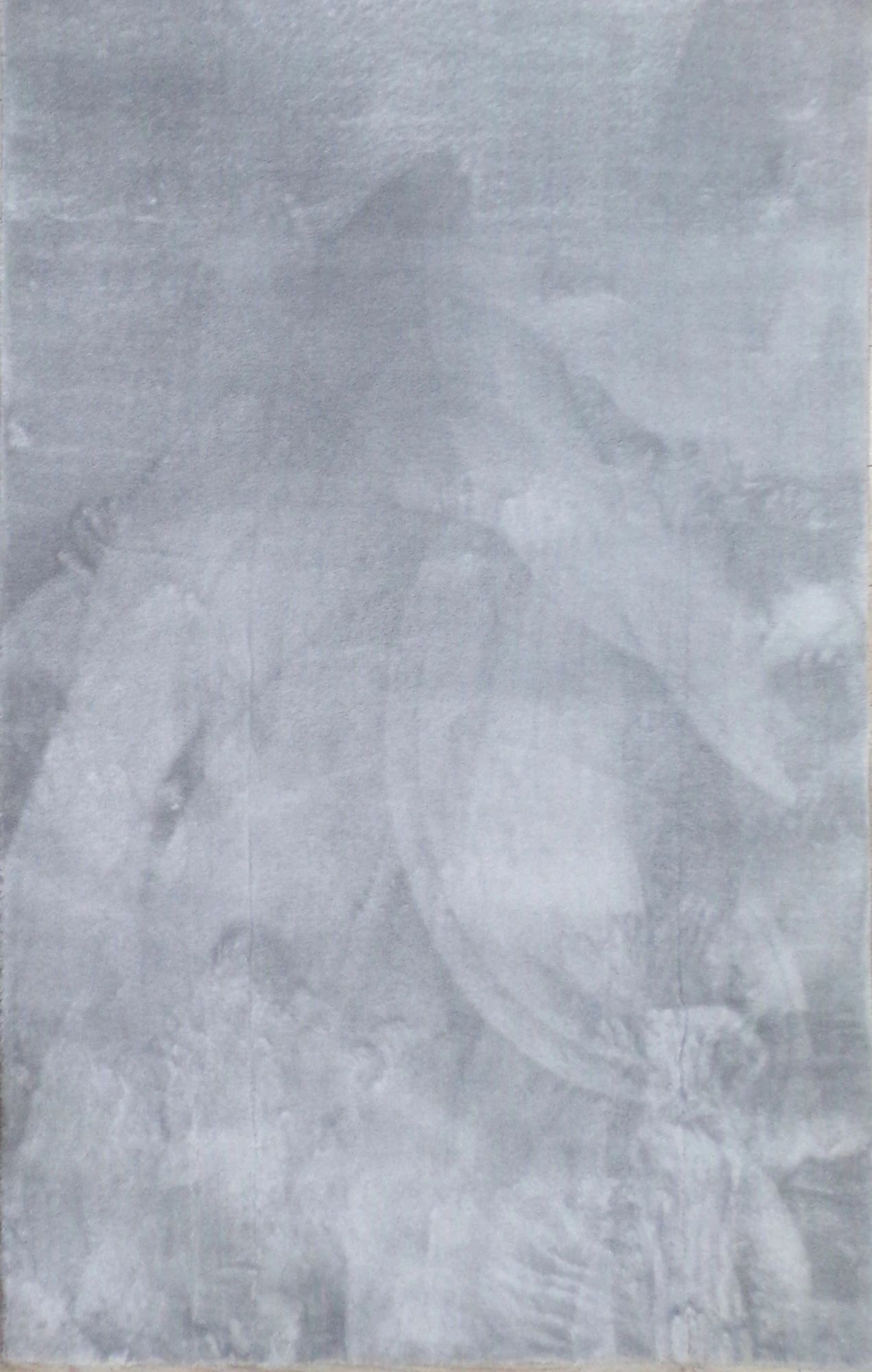 Qilim për korridor, material i butë, ngjyrë gri e çelët, 80x150cm
