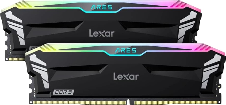 RAM Memorje Lexar Ares 32GB (2x16GB) DDR5 6400MHz CL32 DIMM RGB e zezë