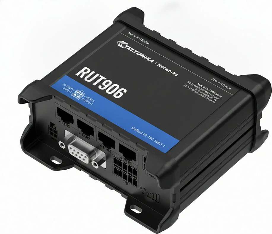 Router Teltonika RUT906, LTE, Wi‑Fi, eSIM, i zi