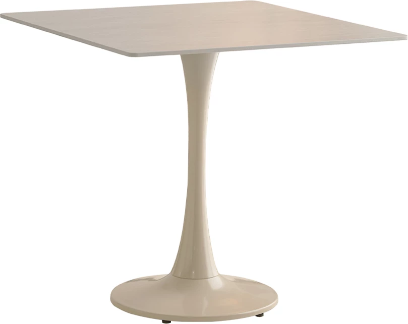 Tavolinë PIETRA, ngjyrë krem, 80x80x75cm