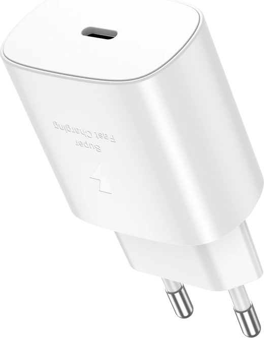 Karikues shtëpie Jellico EU25 25W USB-C PD/QC me kabllo USB-C–USB-C, bardhë (EU blister)