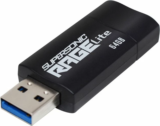 USB memorje Patriot Supersonic Rage Lite 64GB USB 3.2 Gen 1 120MB/s e zezë/blu