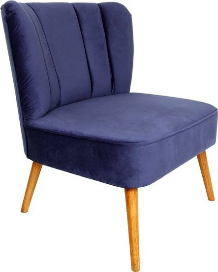 Karrige Wing Atelier del Sofa, Moon River, ngjyrë kaltër e errët