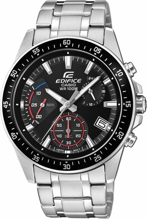 Orë dore për meshkuj Casio, e zezë