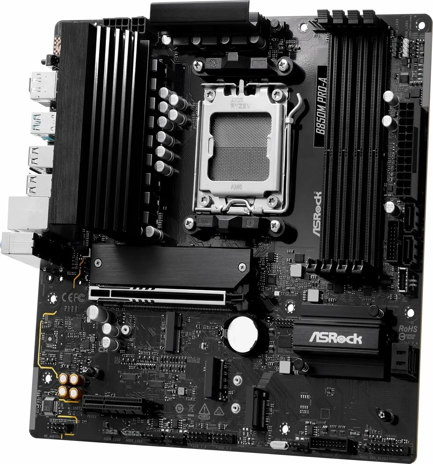 Pllakë amë ASRock B850M PRO-A Micro ATX DDR5 deri 256GB