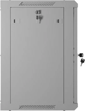 Kasë rrjeti LANBERG 19" 12U, varëse, 600x450mm, gri, derë me vrima
