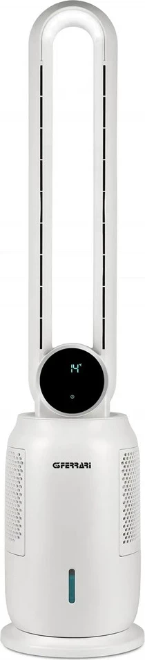 Ventilator pa fletë G3Ferrari G50052 me ujë, i bardhë