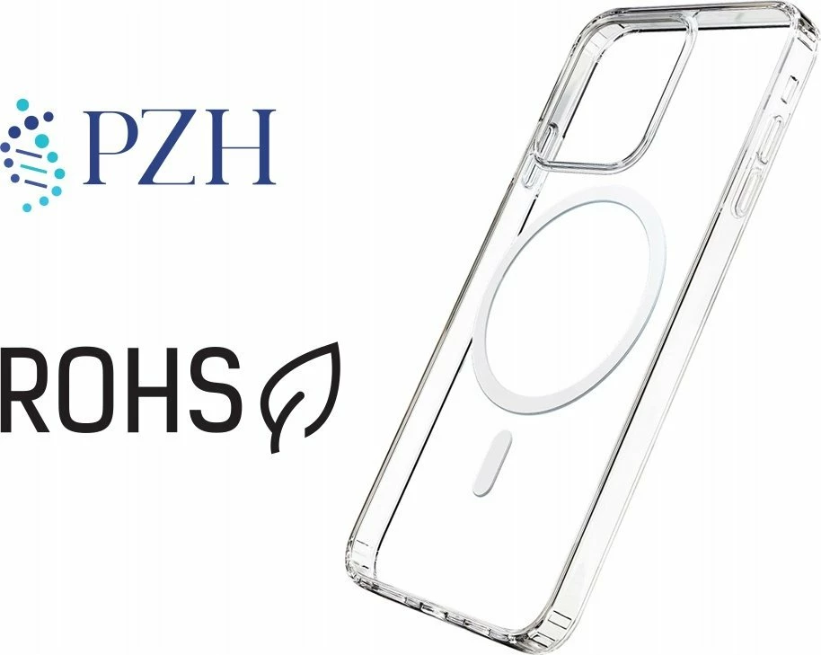 Mbështjellës 3MK MagCase për Apple iPhone 16 Pro Max, transparent