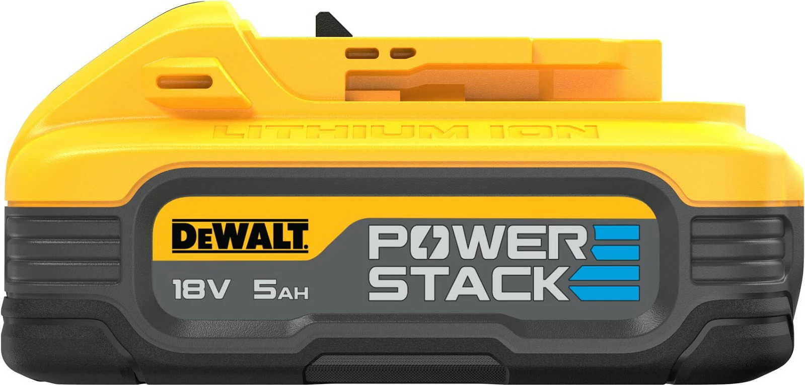 Bateri DeWALT POWERSTACK DCBP518, 18V 5Ah, verdhë/zi