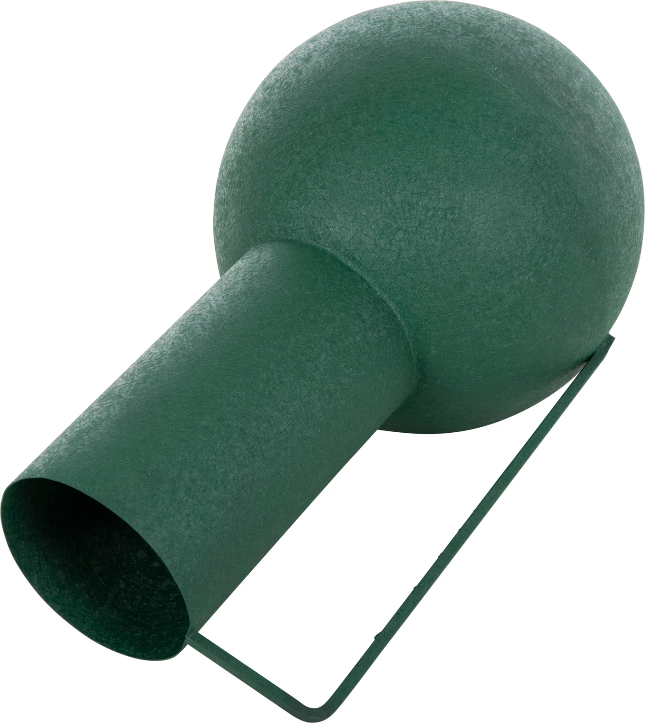 Vazo dekorative FLAGON FH4260.03 metalike në ngjyrë të gjelbër Φ26x45Hcm