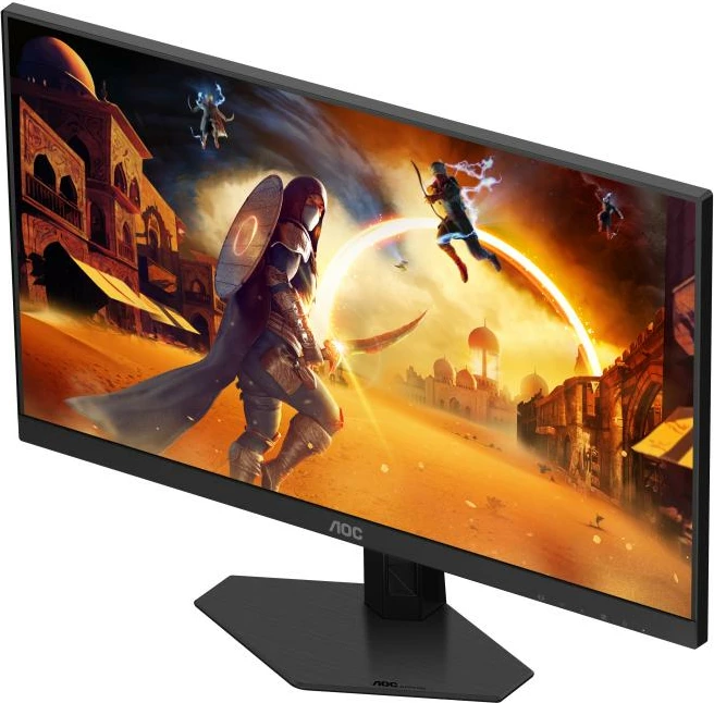 Monitor gaming, AOC, 24G4HRE, 24" FHD 200Hz Fast IPS 1ms GtG HDR10 G-Sync, e zezë/e kuqe