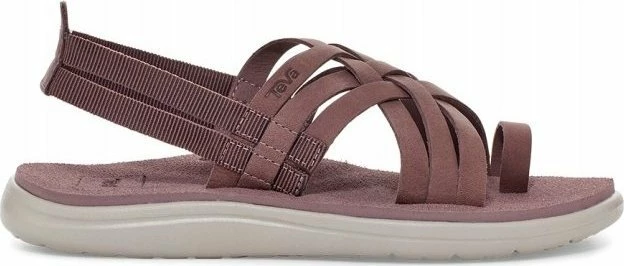 Sandale për femra Teva Voya Strappy Leather, nr. 39 (25 cm), lëkurë, vjollcë