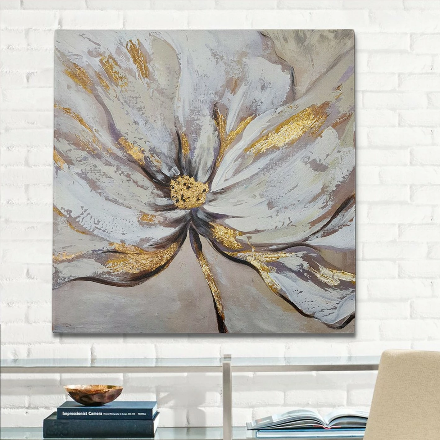 Pikturë dekorative me vaj Wallity, OPG6111000, 70x70cm
