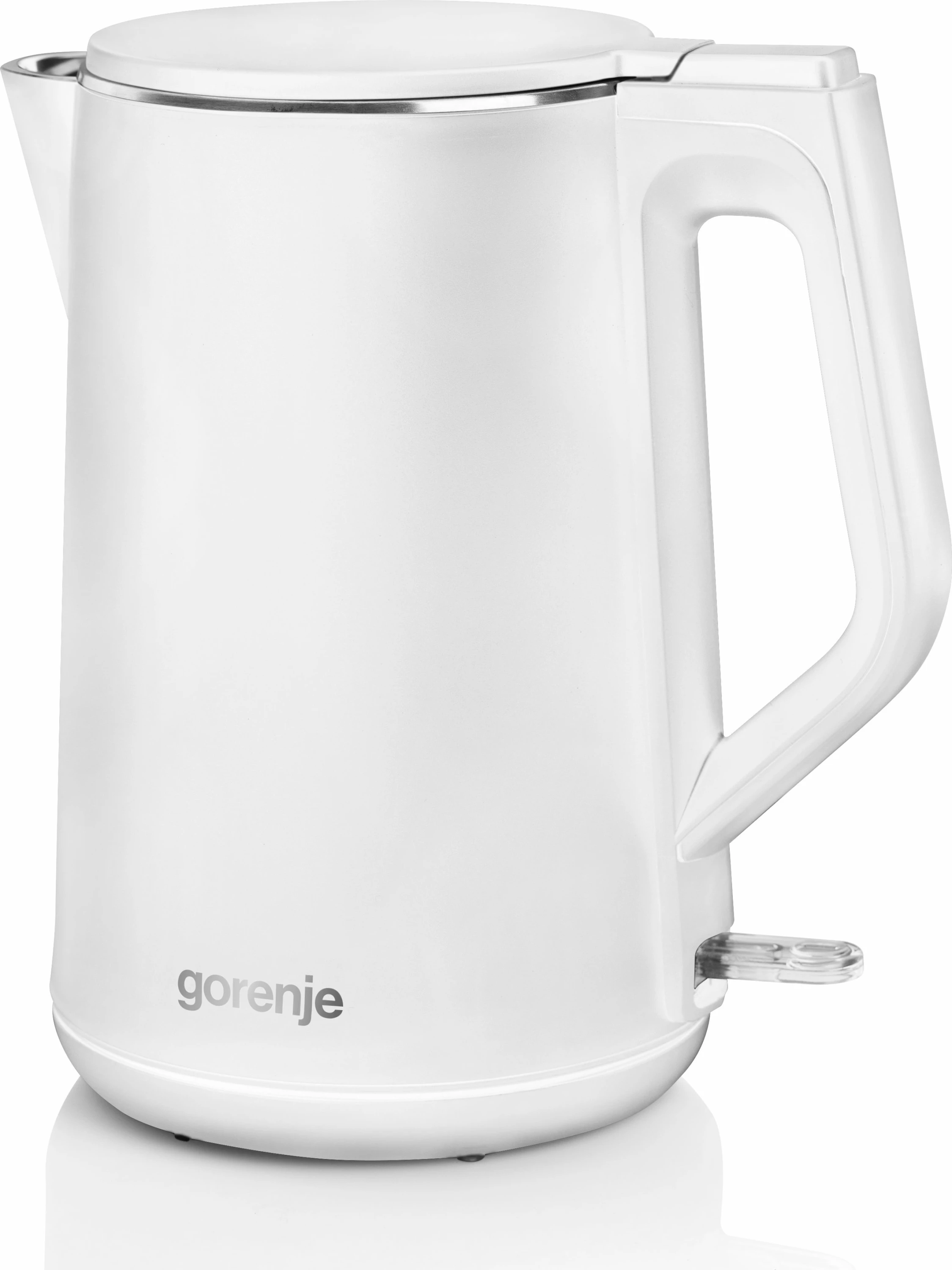 Çajnik elektrik Gorenje K15DWW 1.5 L 2200 W, i bardhë