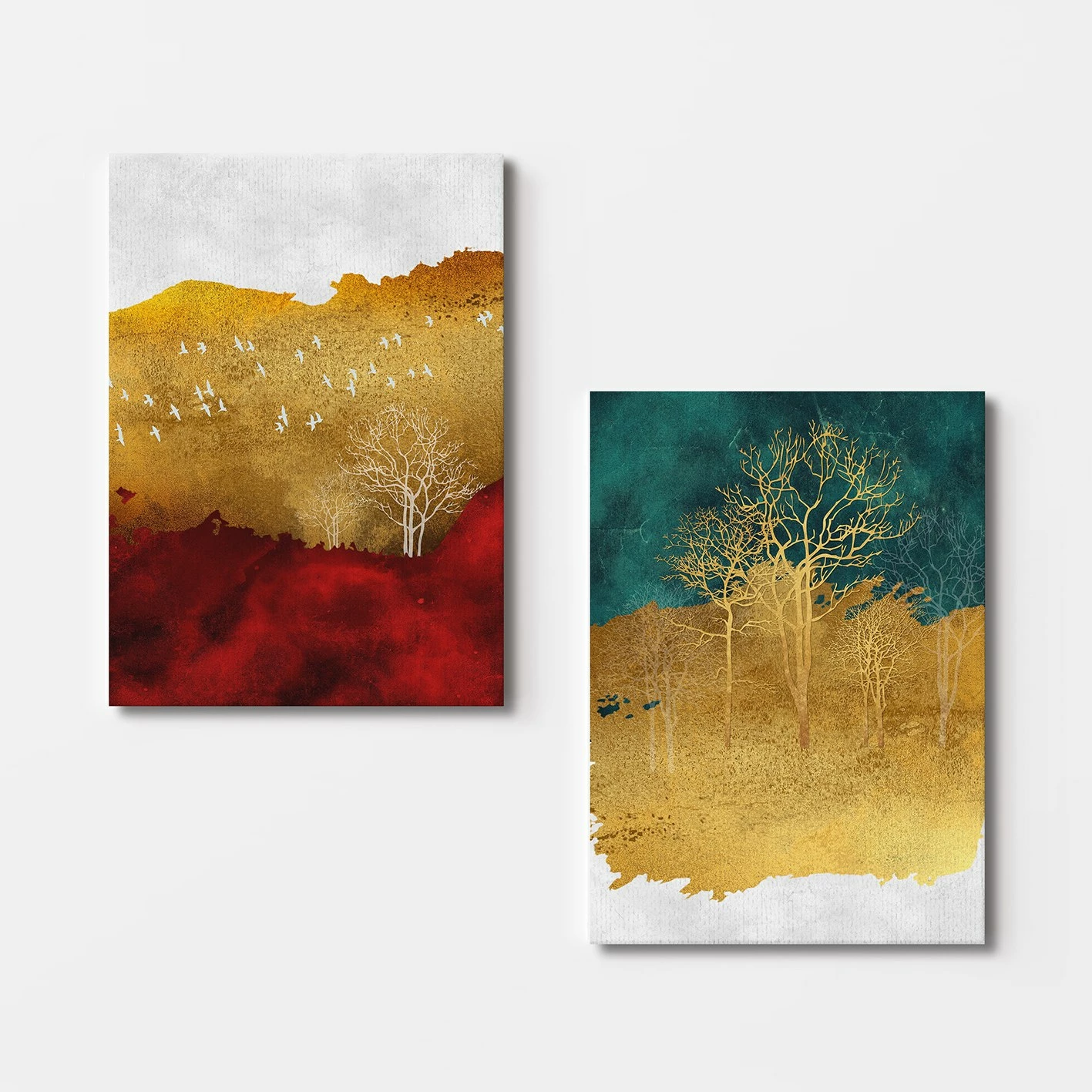 Pikturë dekorative në kanavacë (2 copë), Wallity, 2KNV4281, 70x100 cm