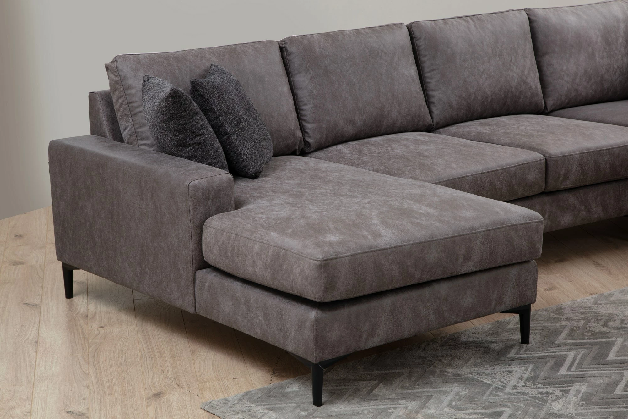 Kënd-sofë Atelier del Sofa Porto Corner (CHL-02-C-EOT), ngjyrë antracit