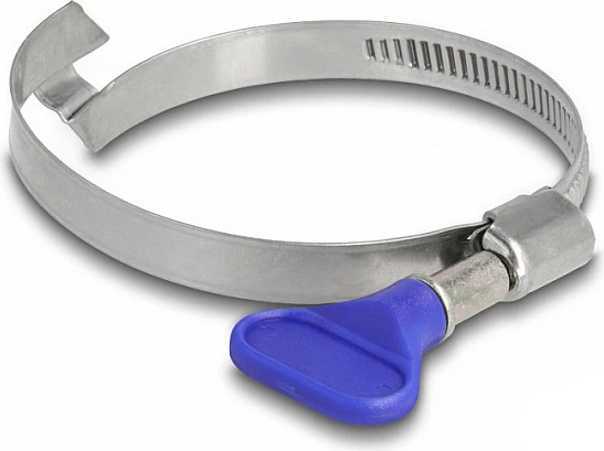 Kllampë zorre DeLOCK 400, çelik inox, 50–65 mm, set 5 copë, inox