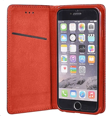 Mbështjellës flip magnetik HAVANA 4280 për Samsung Galaxy A3 2017 A320, i kuq