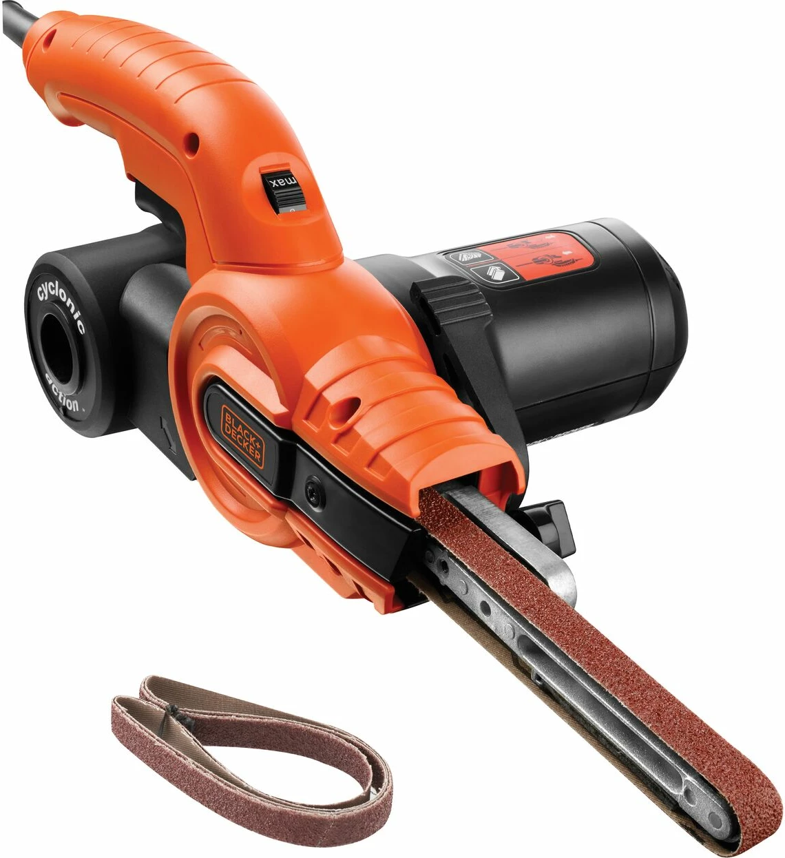 Brusilues me shirit Black&Decker KA900E, 350 W, portokalli/zi, set me 3 shirita