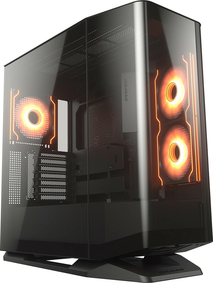 Kasë Cougar FV270 ARGB midi, e zezë