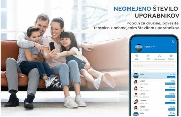 Peshore smart RENPHO Elis 1 Bluetooth, analizë trupi 13 matje, LED, me 3 bateri AAA, e zezë
