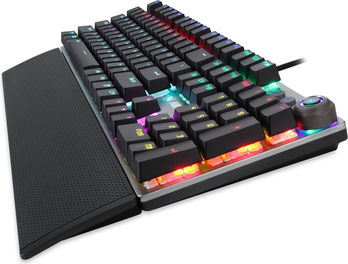 Tastierë Gaming iBOX Aurora K-4, me butona mekanik dhe dritë RGB