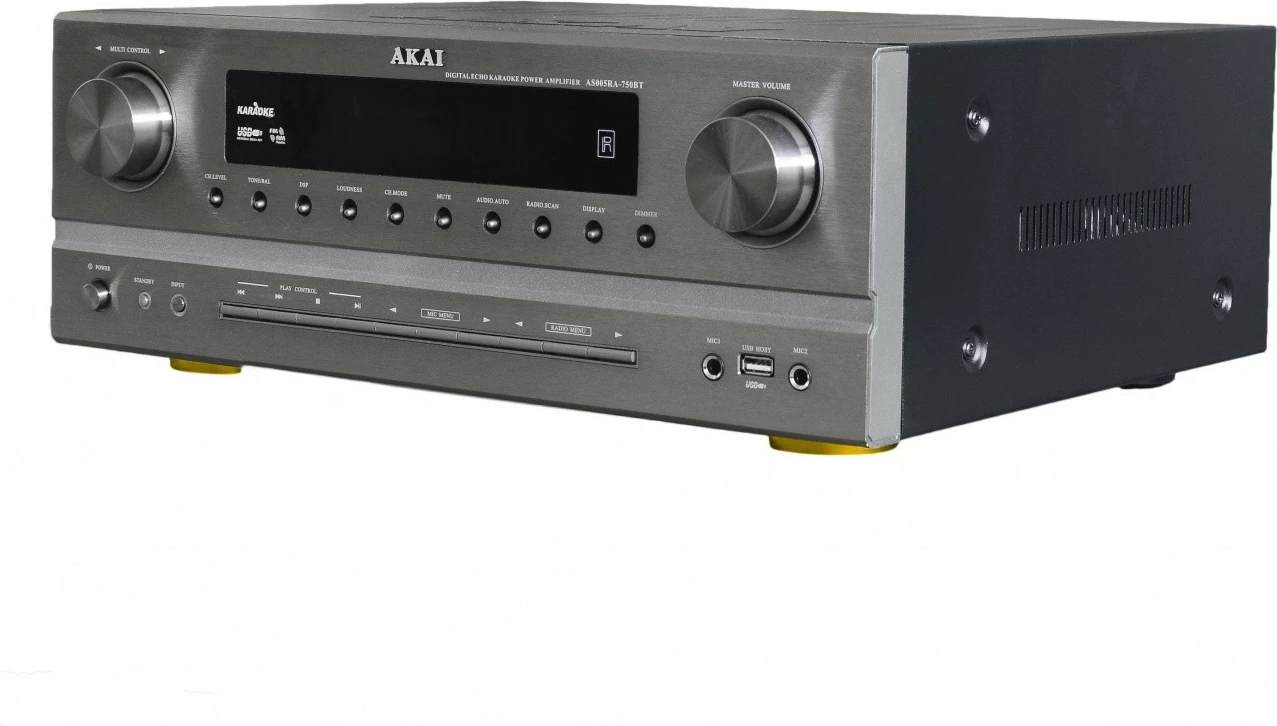Amplituner AKAI AS005RA-750, Bluetooth, FM tuner, Argjend