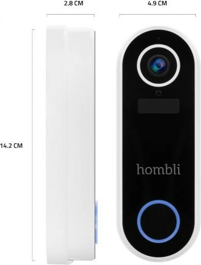 Zile e mençur Hombli, Smart Doorbell Pack, e zezë, e bardhë