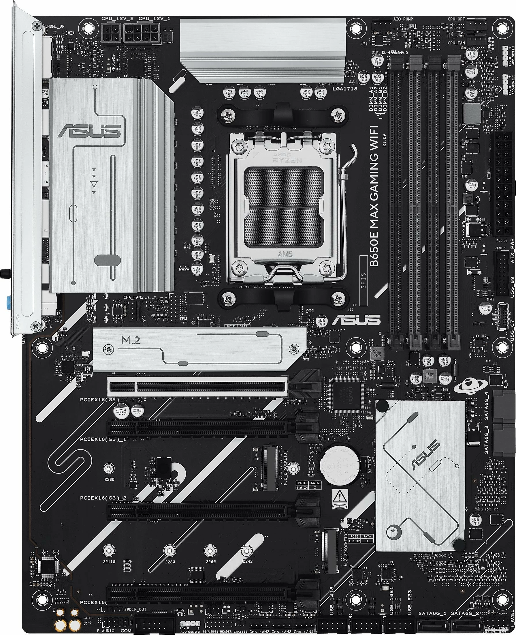 Pllakë amë Asus B650E MAX GAMING WIFI ATX DDR5 WiFi 6E