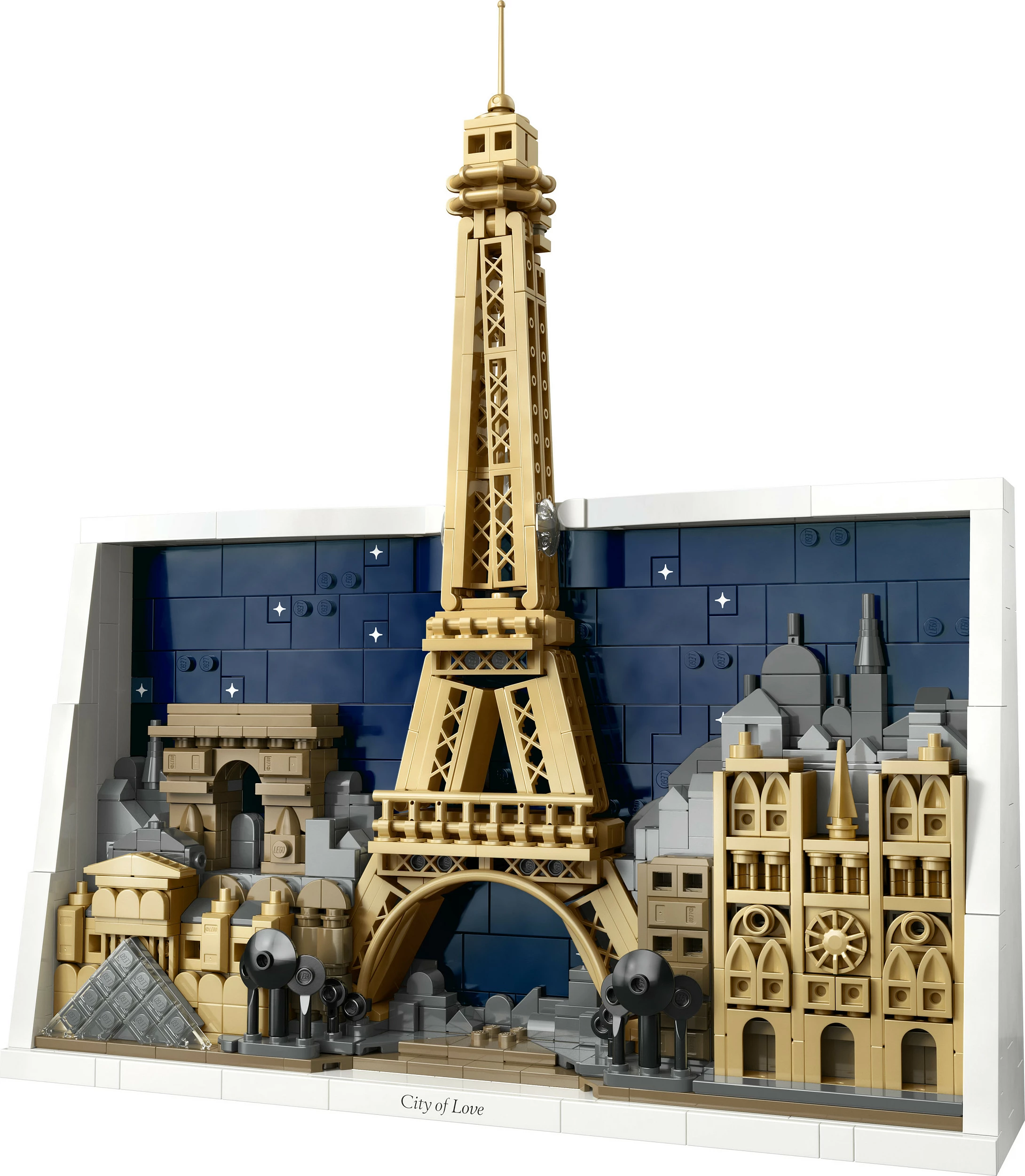Set ndërtimi LEGO Architecture Paris City of Love 21064, 958 copa, multikolor