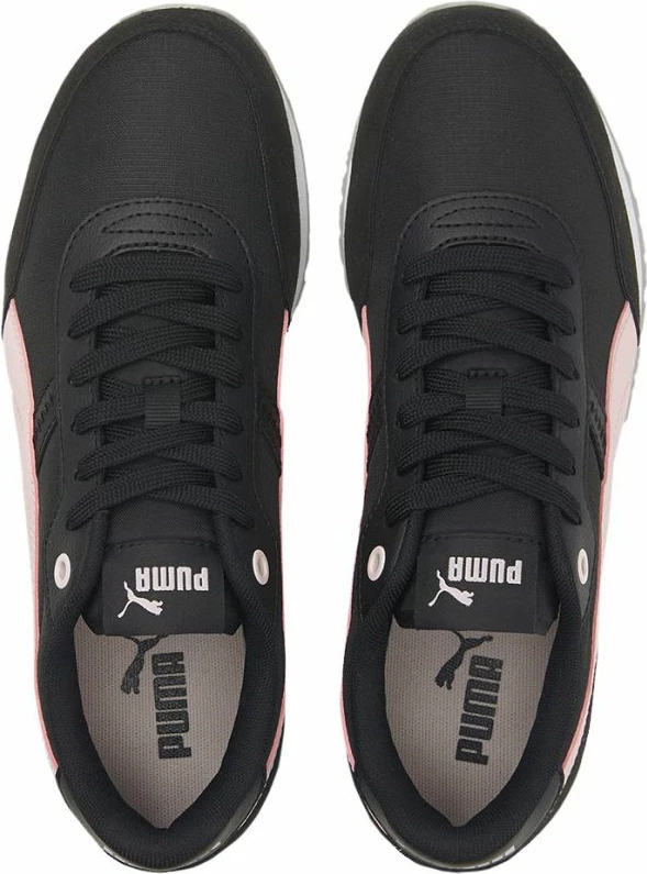 Atlete Puma ST Runner Essential për meshkuj dhe femra, të zeza me rozë [Madhësia: 38]
