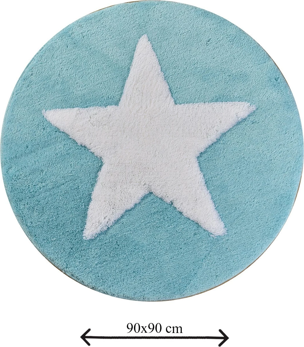 Tapet akrilik për banjo, All Star, shumëngjyrësh, 90cm