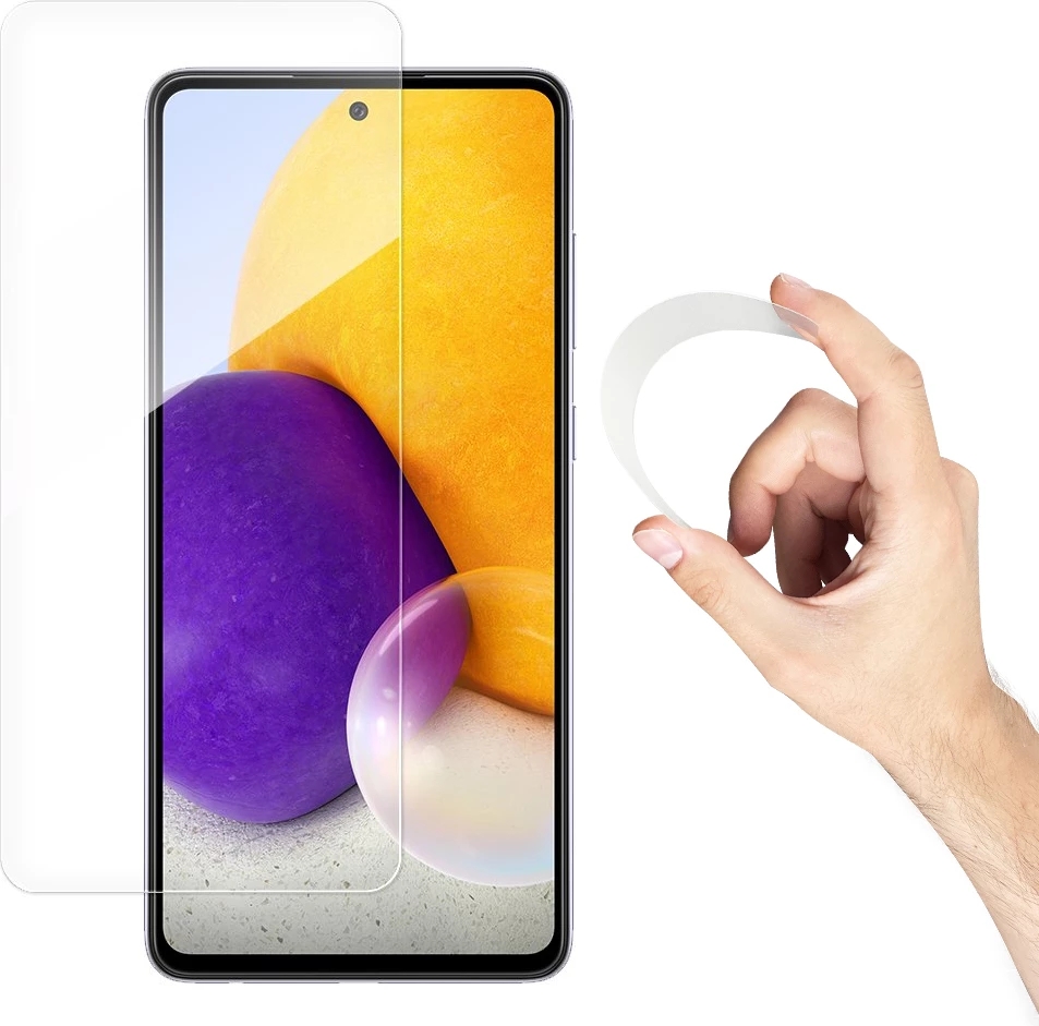 Mbështjellës xhami Wozinsky Nano Flexi Glass për Samsung Galaxy A72 4G