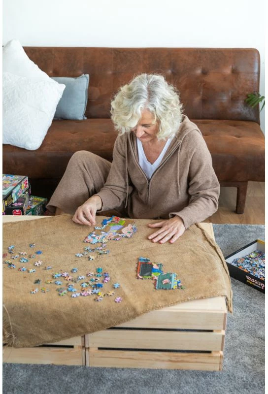 Puzzle, Jumbo, Wasgij Mystery 17 Peace, Joy, Pancakes, 1000 copa