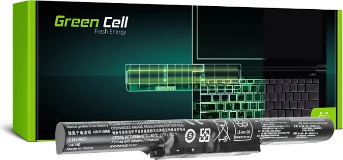 Bateri laptopi Green Cell për Lenovo Z51 / Z51-70 / IdeaPad 500-15ISK, Li-ion, e zezë