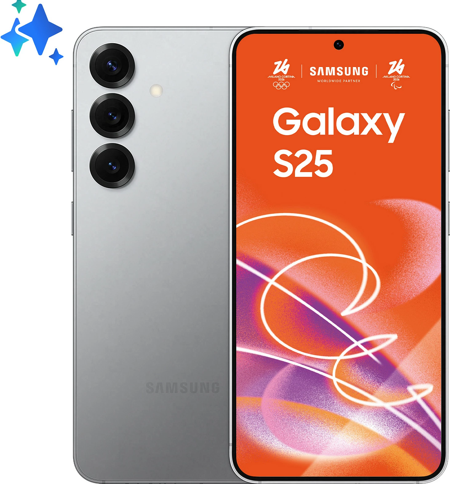 Celular Samsung Galaxy S25 S931 5G, 12GB RAM, 128GB, Silver Shadow