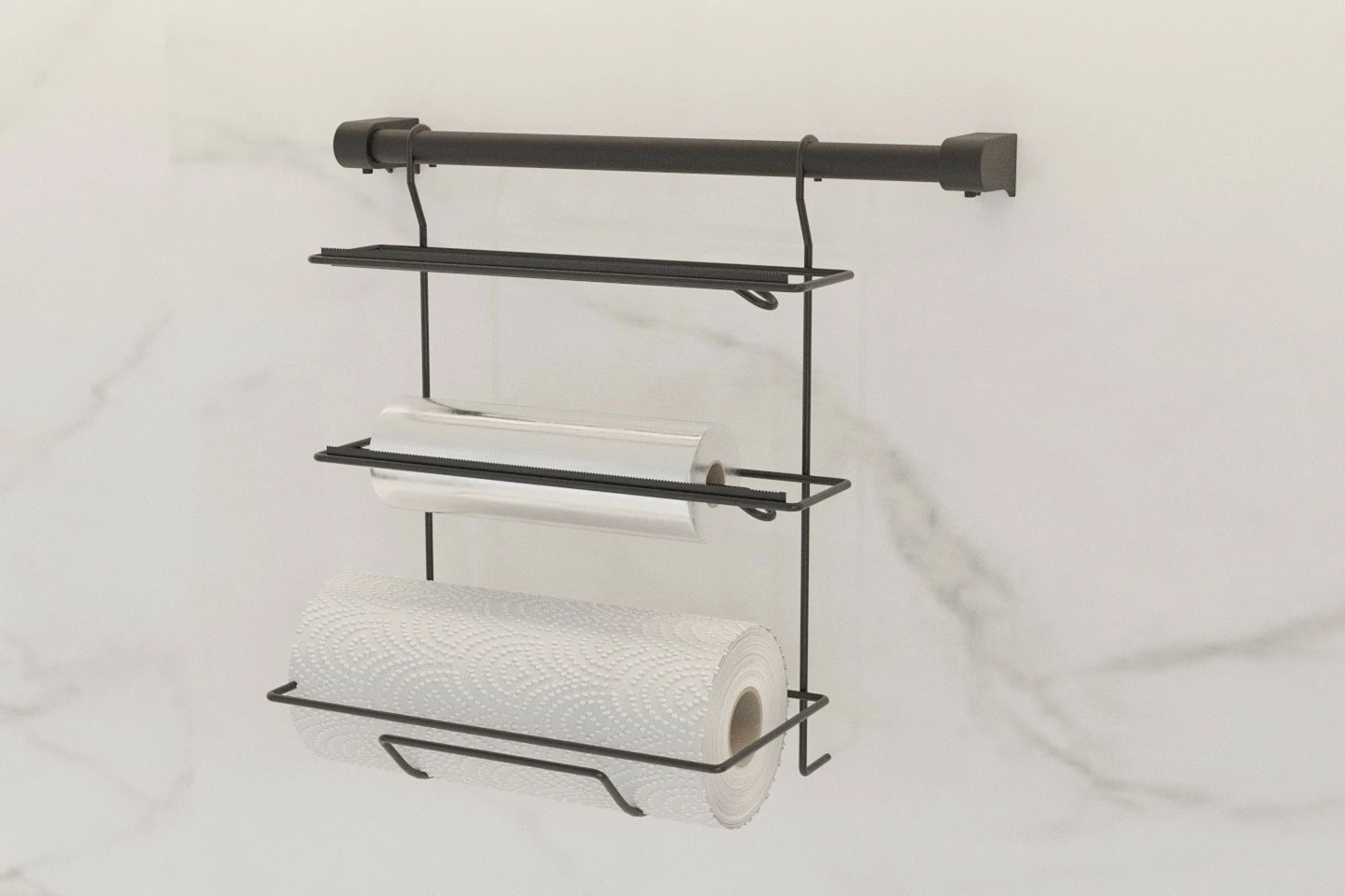 Organizues kuzhine Hermia, i zi, SM510-B, 30x19x28cm