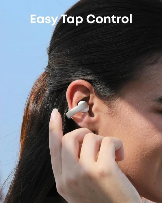 Kufje wireless Anker Soundcore AeroClip A3388G11, 32 orë, Bluetooth 5.4, IPX4, Black