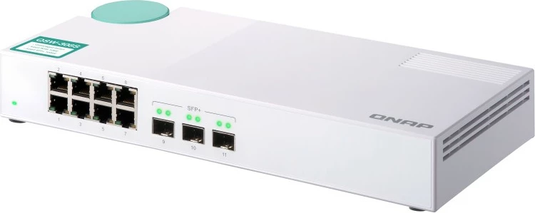 Switch QNAP QSW-308S, Gigabit Ethernet, i bardhë