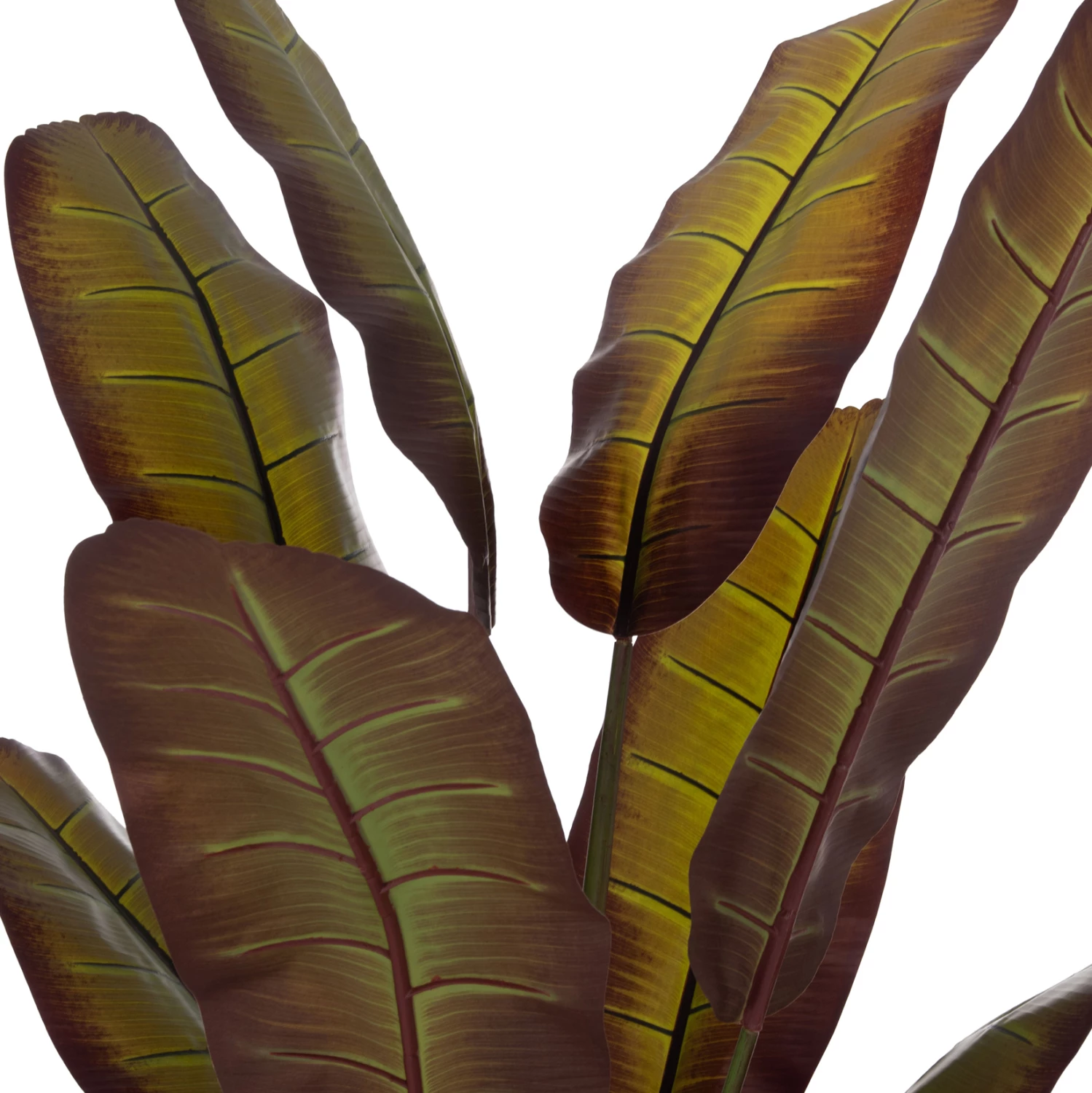 Bimë sintetike dekorative, banane japoneze, vazo, 85x75x225cm