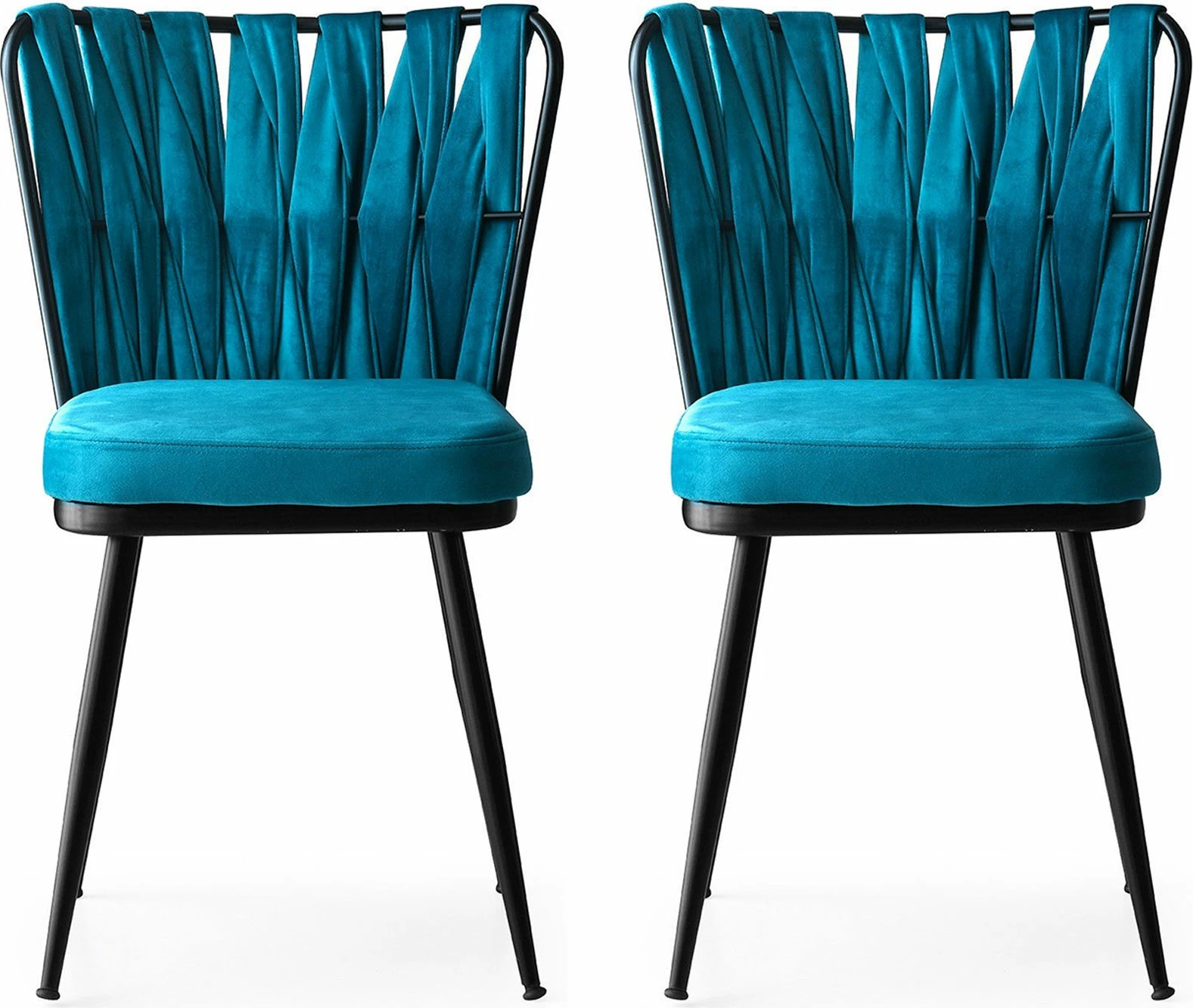 Set karrigash Hanah Home, model Kuşaklı, 2 copë, ngjyrë e zezë dhe blu, 228 V2