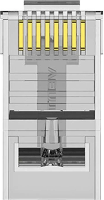 Plug rrjeti Vention RJ45 Cat.6, 50 copë, transparent