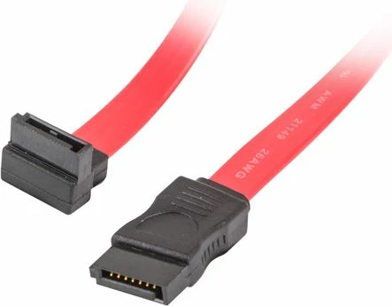 Kabllo SATA III Lanberg CA-SASA-12CU-0050-R 0.5 m, e kuqe