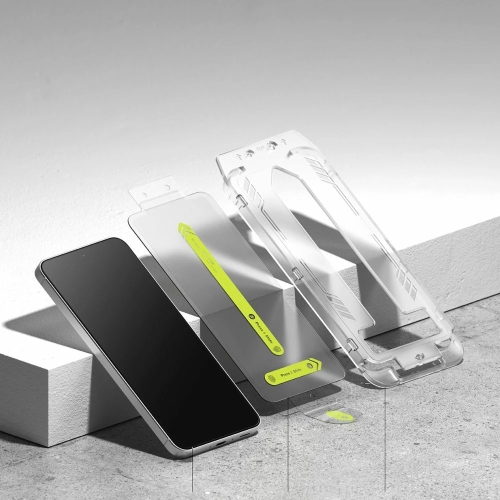 Xham i temperuar Ringke Easy Slide për Samsung Galaxy A36 5G, 2 copë, Transparent