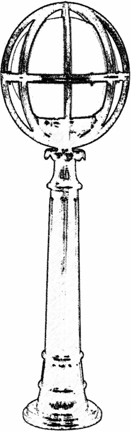 Llambë dyshemeje për jashtë, Opviq, BSU-68080-BSY-M6-BOP, e zezë