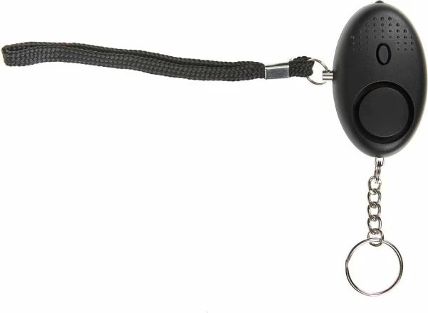 Alarm personal GUARD me dritë LED, i zi