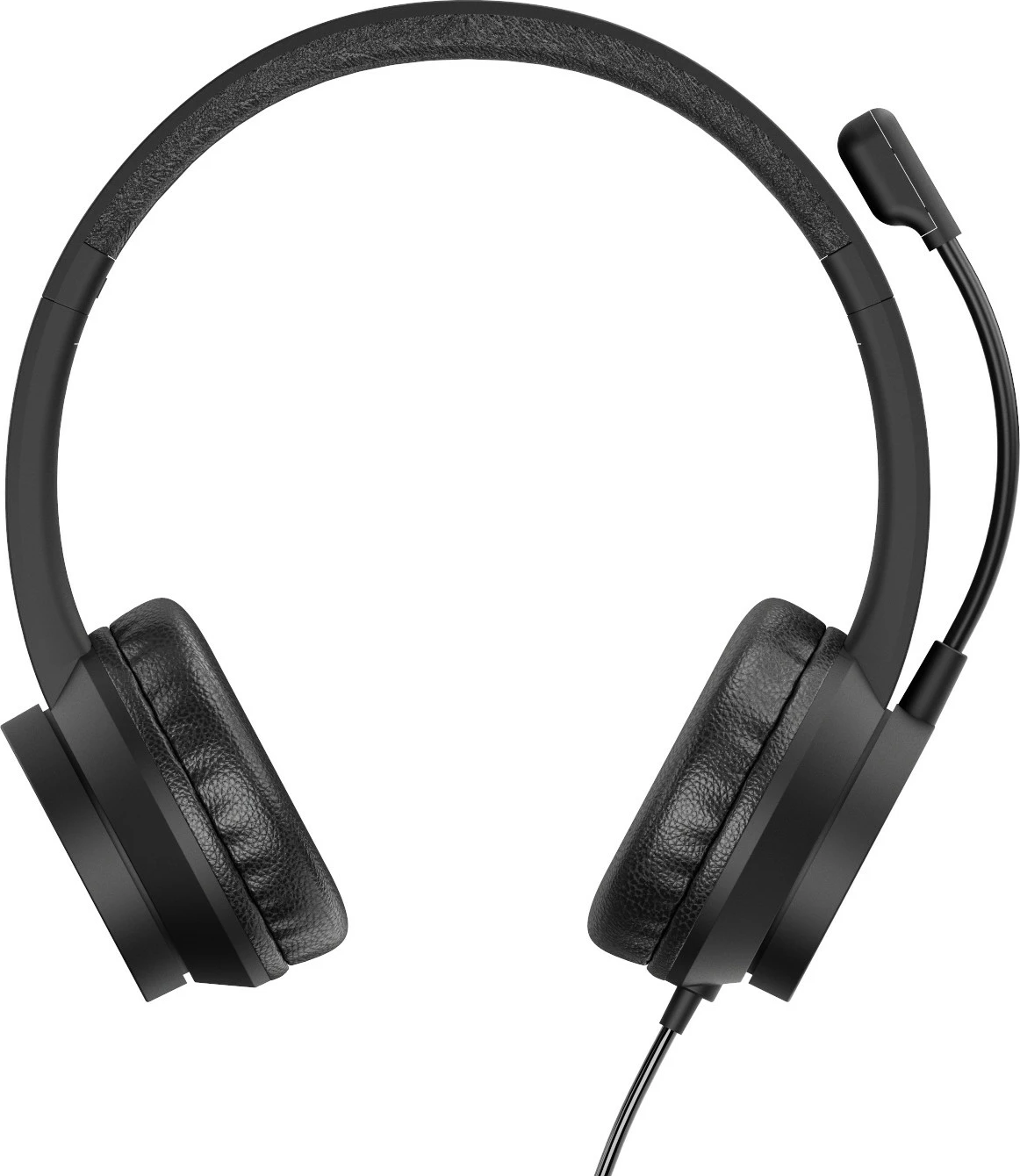 Kufje Conceptronic USB-C, mikrofon, stereo, 2m, e zezë
