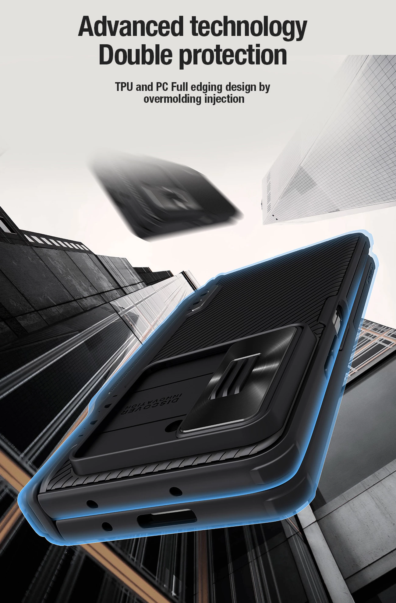 Mbështjellës Nillkin CamShield Fold Case për Samsung Galaxy Z Fold 5, me mbajtëse për stilolaps, e zezë